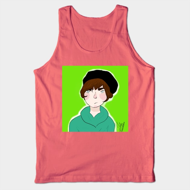 self drawing Tank Top by nootthedoot